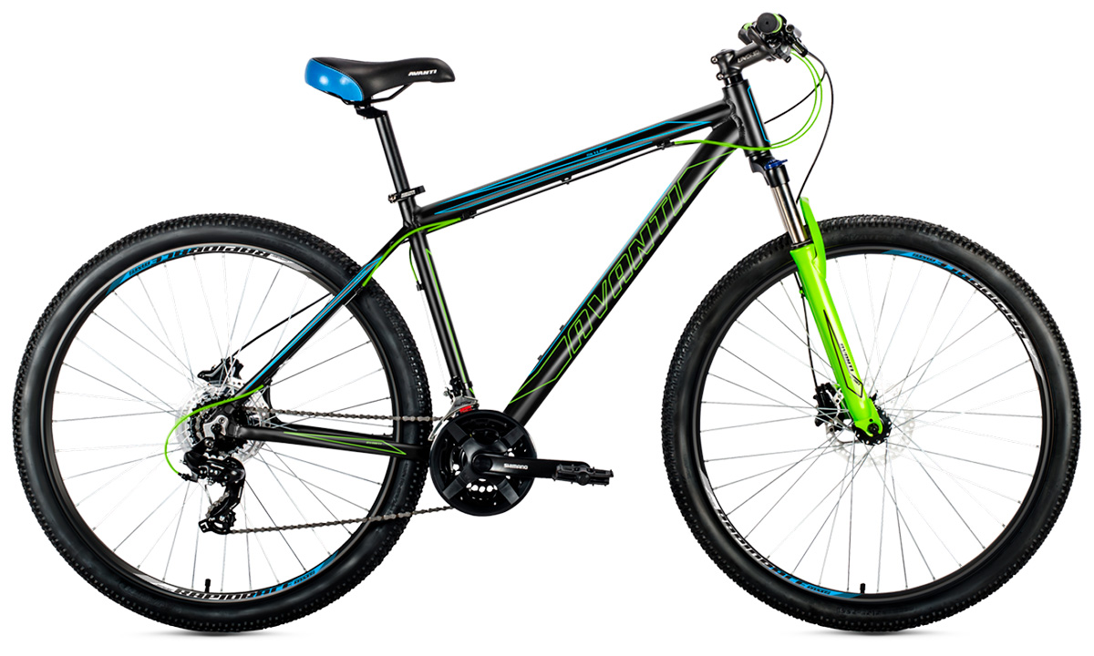 Фотографія Велосипед 29" Avanti SKYLINE 29ER (2019) 2019 Чорно-зелений